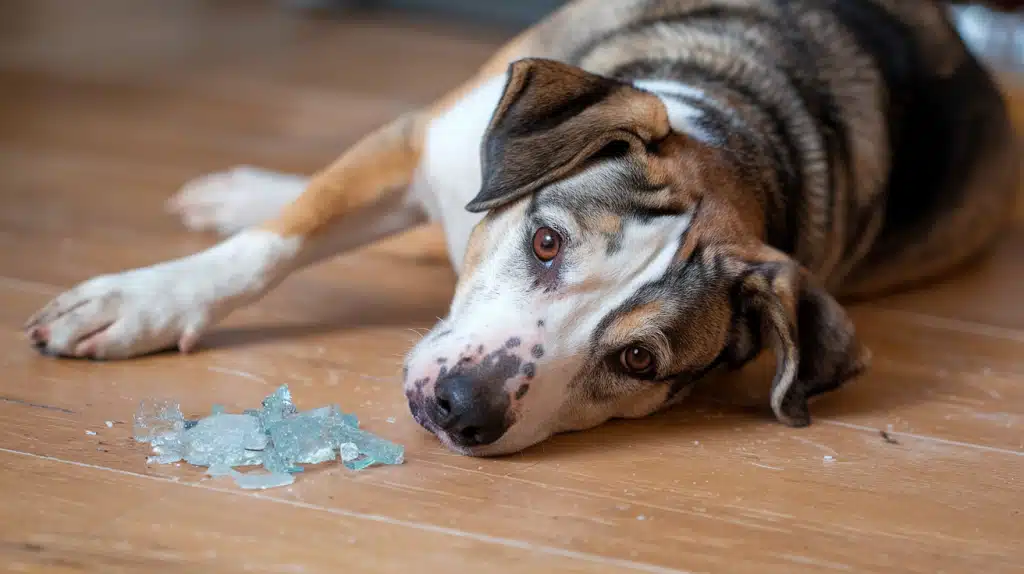 How to Handle the Situation when Your Dog Ate Glass