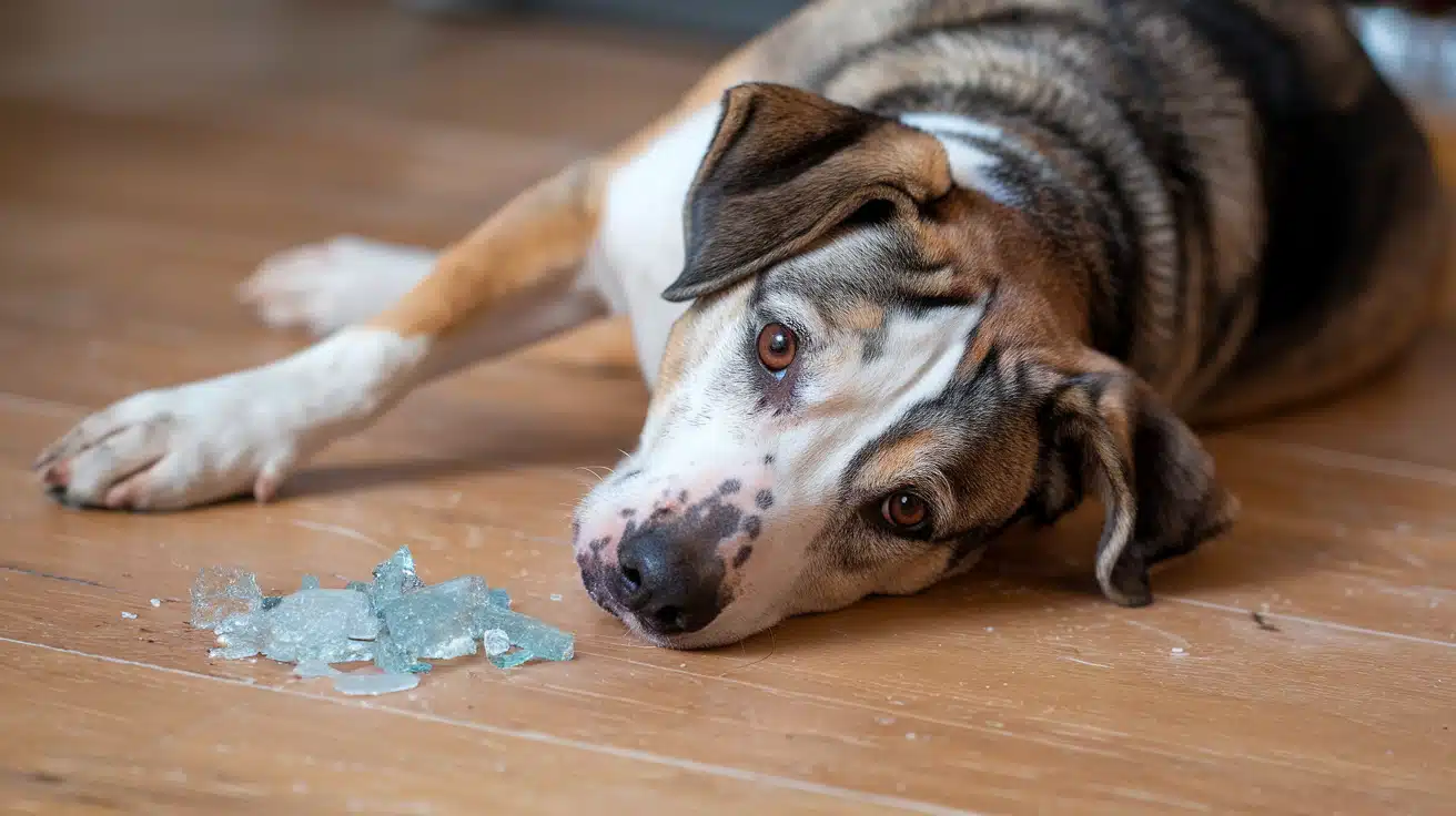 How to Handle the Situation when Your Dog Ate Glass