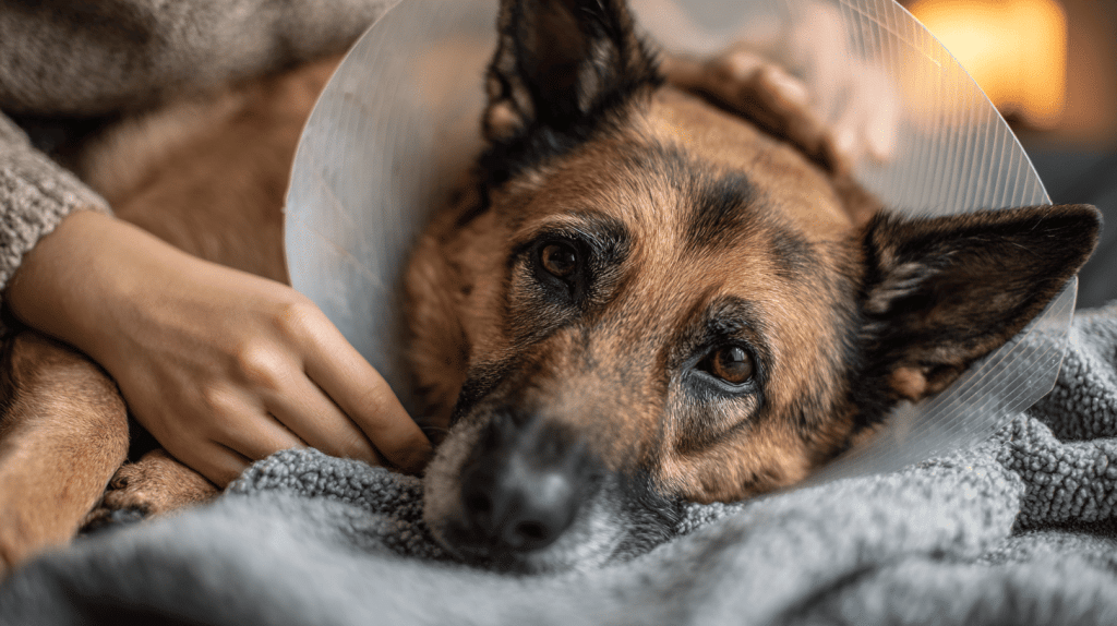 warning signs after dog neutering