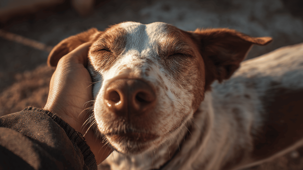 why do dogs like to be pet