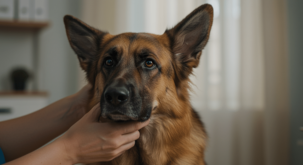 why is my dogs ear swollen