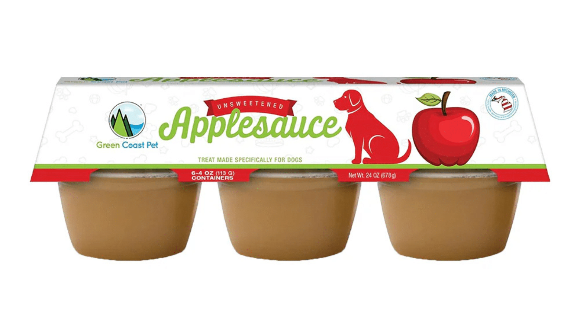 6. Applesauce (unsweetened, no seeds)