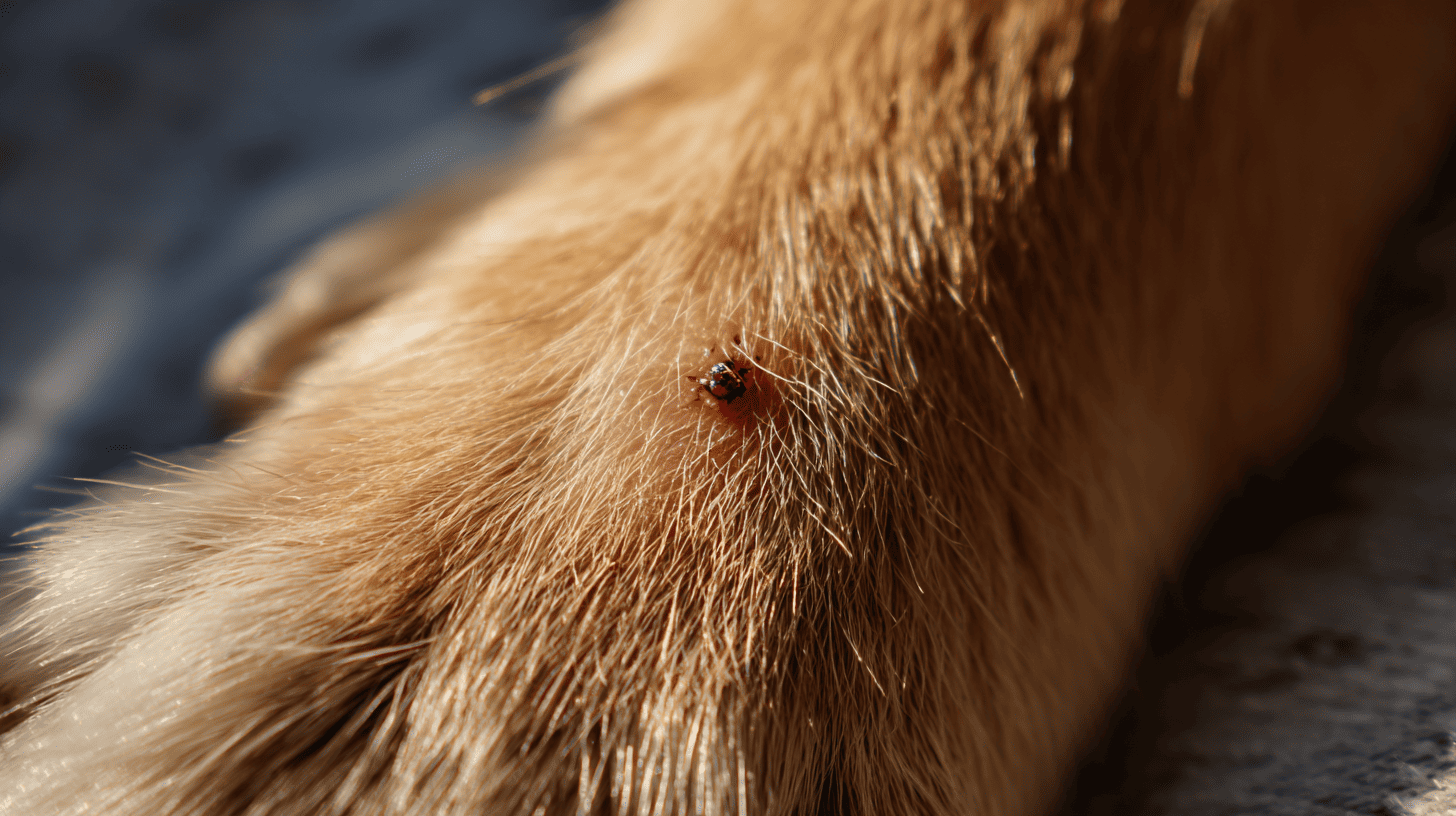 what does a scorpion sting look like in a dog